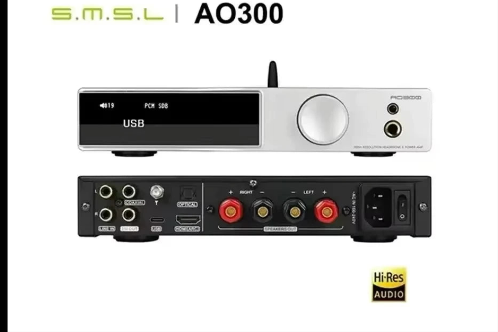 SMSL AO300 Digital Forsterker MA5332MS AMP CS43131 DAC Chip DSD256 Bluetooth MQA 2.1.