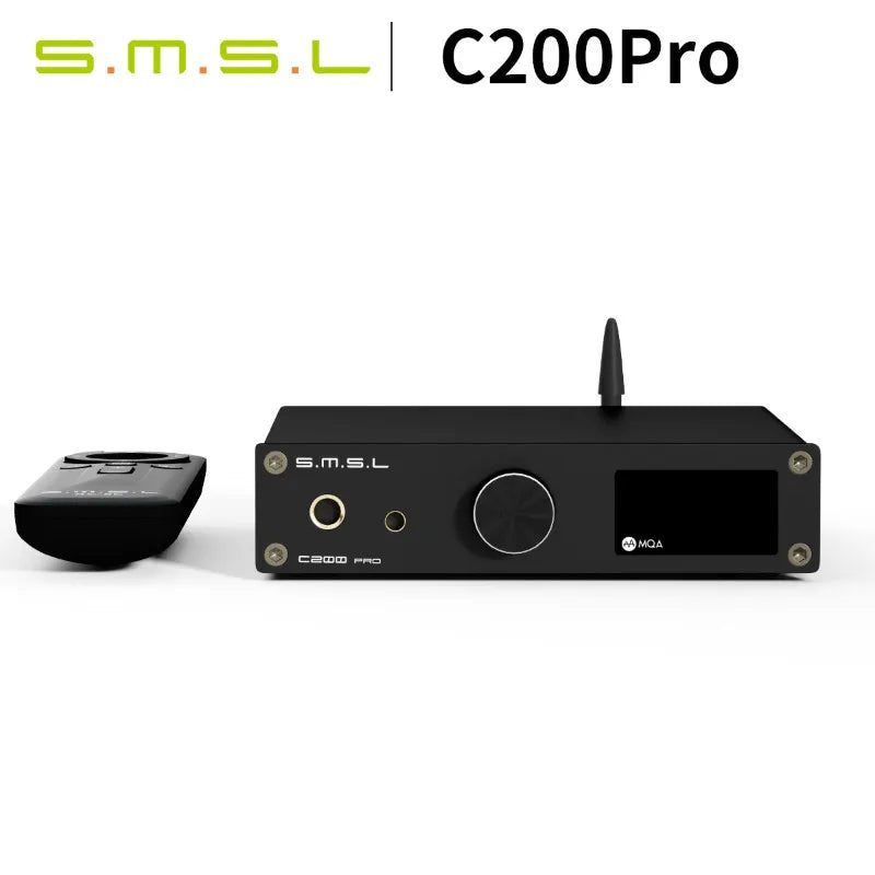SMSL C200Pro DAC Desktop Headphone Amplifier XMOS XU-316 ESS ES9039Q2M MQA-CD 6.35mm/4.4mm Jack C200 Pro
