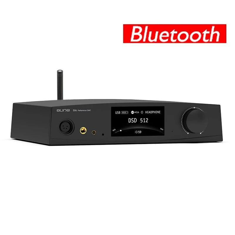 AUNE S9c PRO Decoder Headphone Amplifier High Power Fully Balanced Headset Fever HiFi Music USB Sound Card Dual ES9068AS S9cPRO