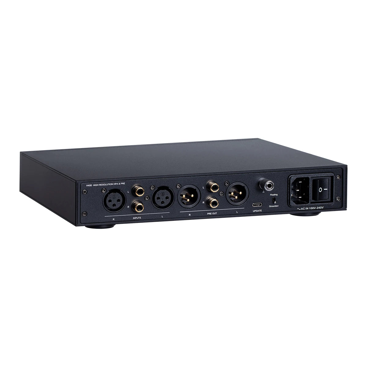 SMSL H400 Headphone amplifier preamp output fully balanced gain control With remote control