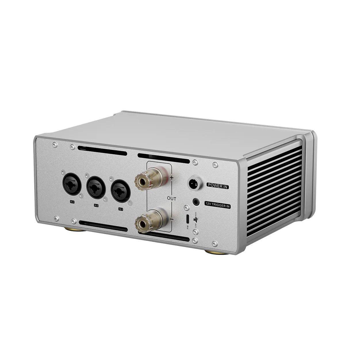 TOPPING B200 mono pure power amplifier SNR DNR 145dB Three sets of XLR/TRS balanced inputs Two sets of gain settings