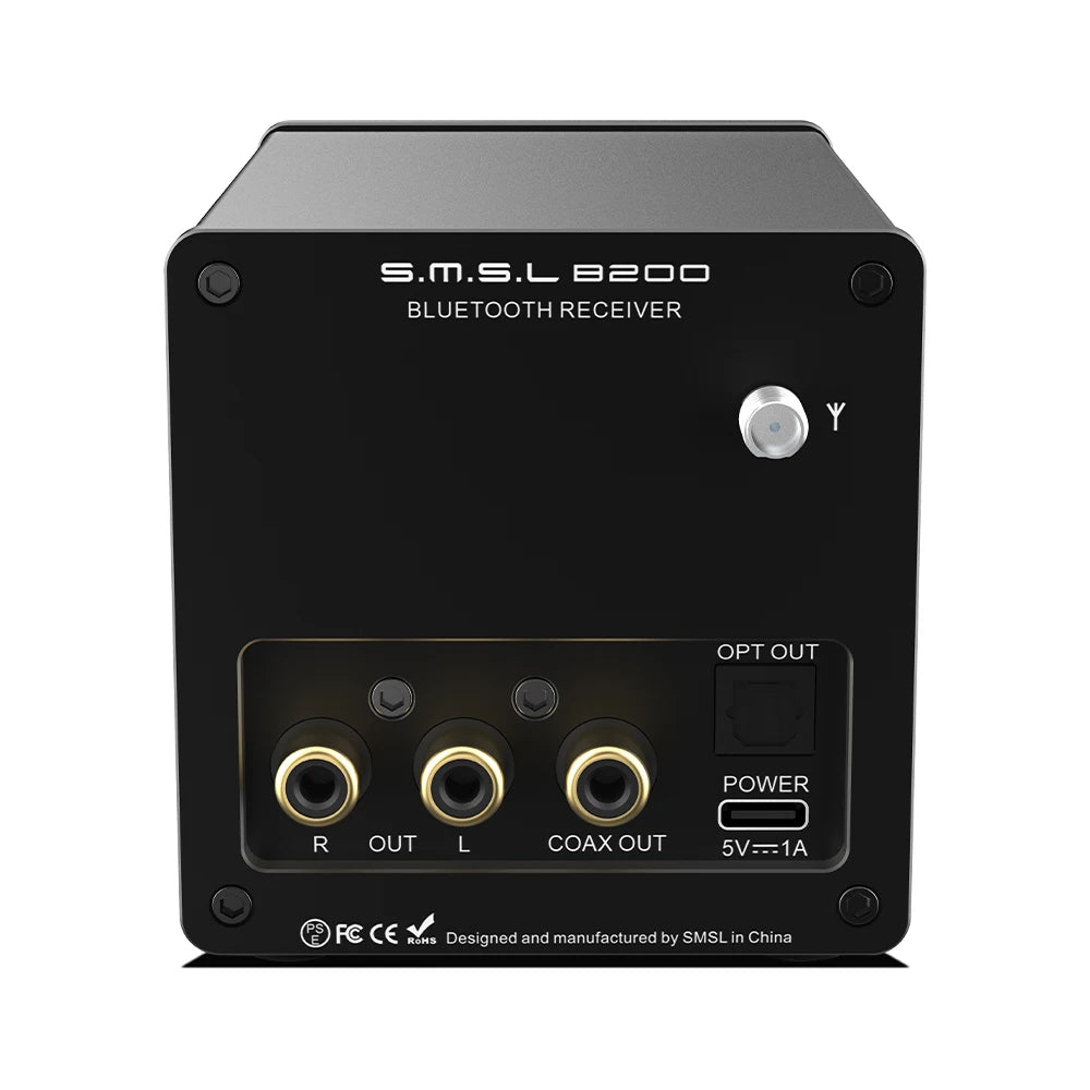 SMSL B200 Consumer Electronics Bluetooth Audio Receiver DAC Pre Amplifier CS43131 LDAC Optcial Coaxial USB For Active Speaker