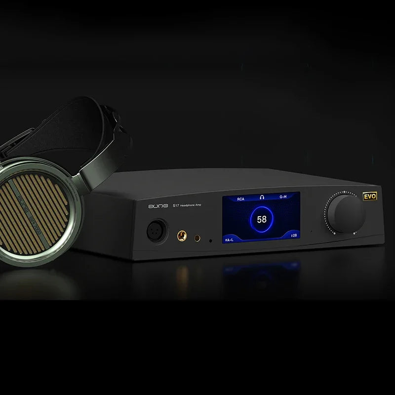 Aune S17 Pro EVO Full Balanced Class-A Twin JFET R2R Powerful HiFi Lossless Audiophile Desktop Headphone Amplifier