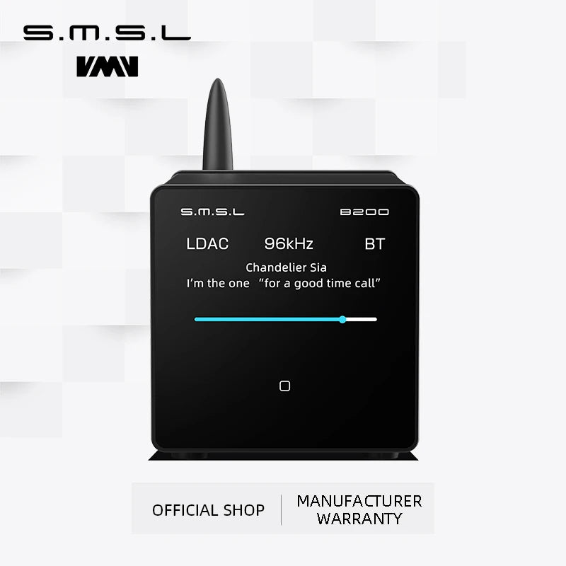 SMSL B200 Consumer Electronics Bluetooth Audio Receiver DAC Pre Amplifier CS43131 LDAC Optcial Coaxial USB For Active Speaker