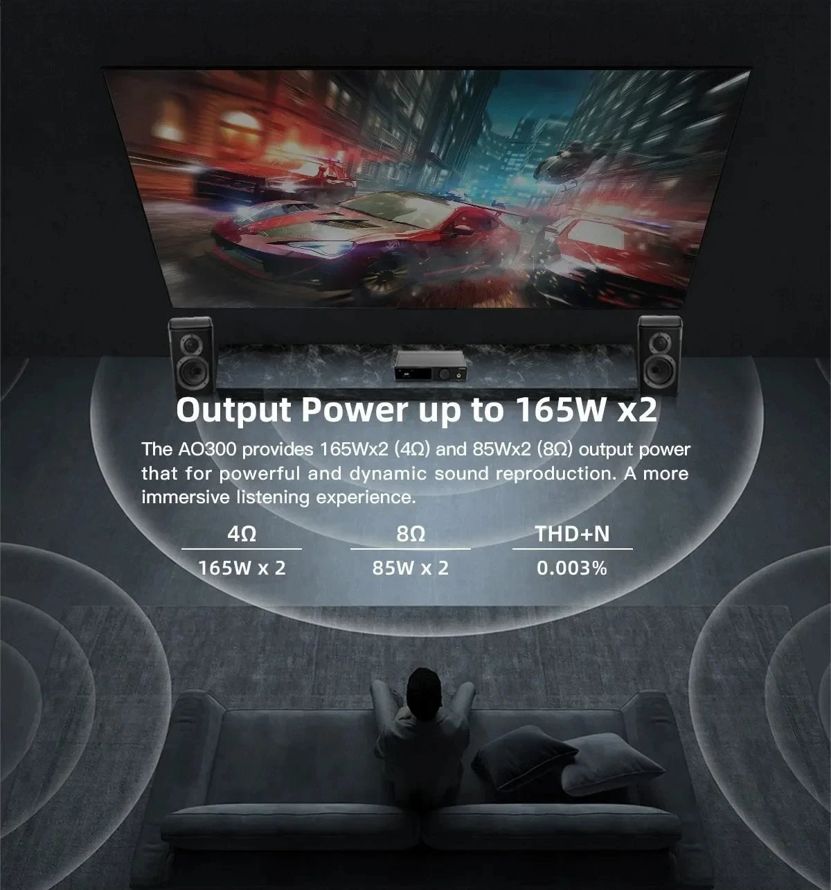 SMSL AO300 Digital Forsterker MA5332MS AMP CS43131 DAC Chip DSD256 Bluetooth MQA 2.1.