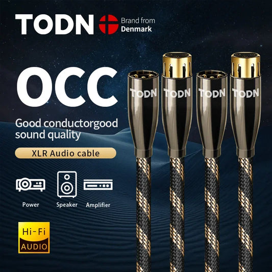 TODN OCC OFC Hifi XLR kabel.